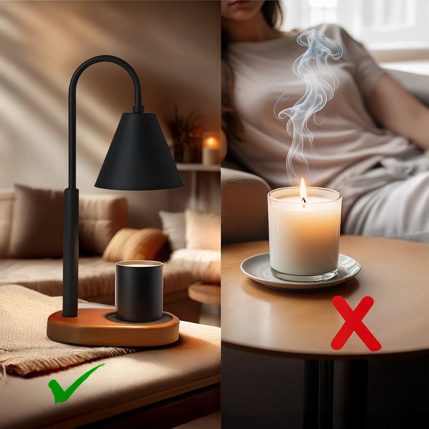 Candle Warmer with a Candle Jar